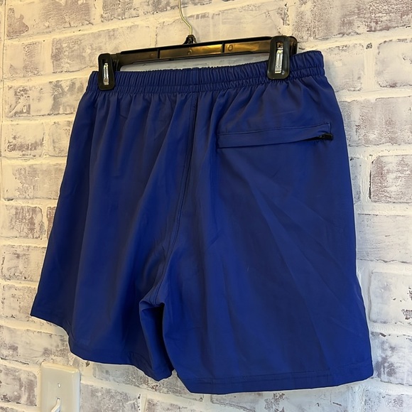 Third Wave Mens Compression Lined 5" Swim Trunks - Navy Blue Pockets Size Medium - Picture 8 of 9